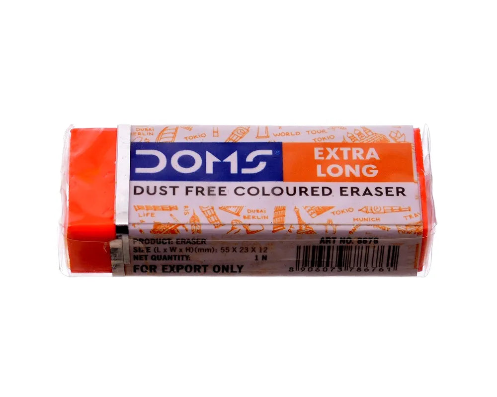 DOMS ERASER 8688 EX-LONG DUST FREE ERASER DOMS ERASER 8688 EX-LONG DUST FREE ERASER